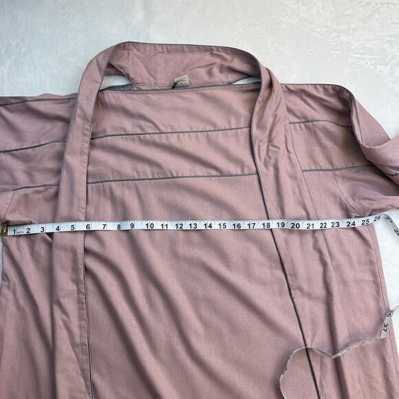 Baserange Lesie Dress Kaftan Caftan Ahimsa Raw Wild Silk Pompei Rose Size M NWT - Picture 9 of 16